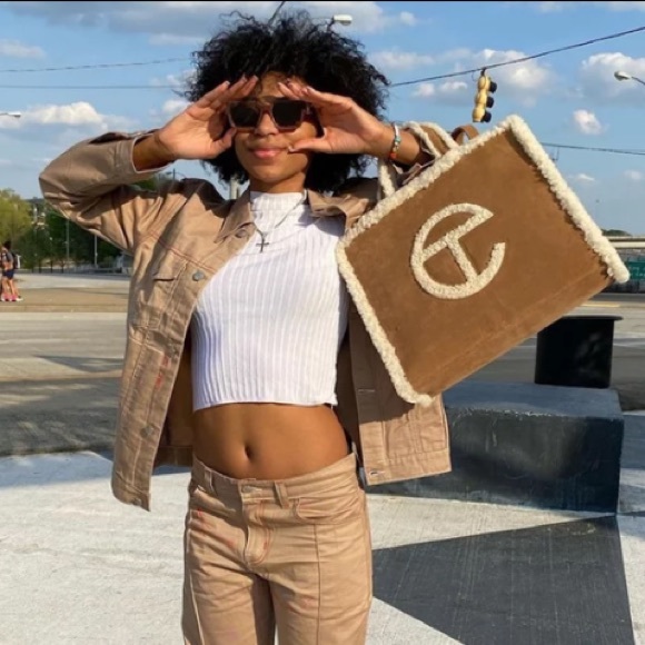 Telfar x UGG Medium Shearling Shopper - Picture 15 of 15